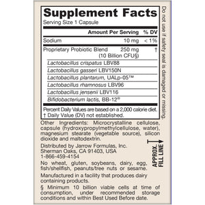 Jarrow Formulas Fem-Dophilus Advanced Probiotics 10 Billion CFU with 6 Science-Backed Strains, for Vaginal, Urinary Tract, Digestive, and Immune Support, 30 Veggie Capsules, Shelf-Stable, Pack of 12