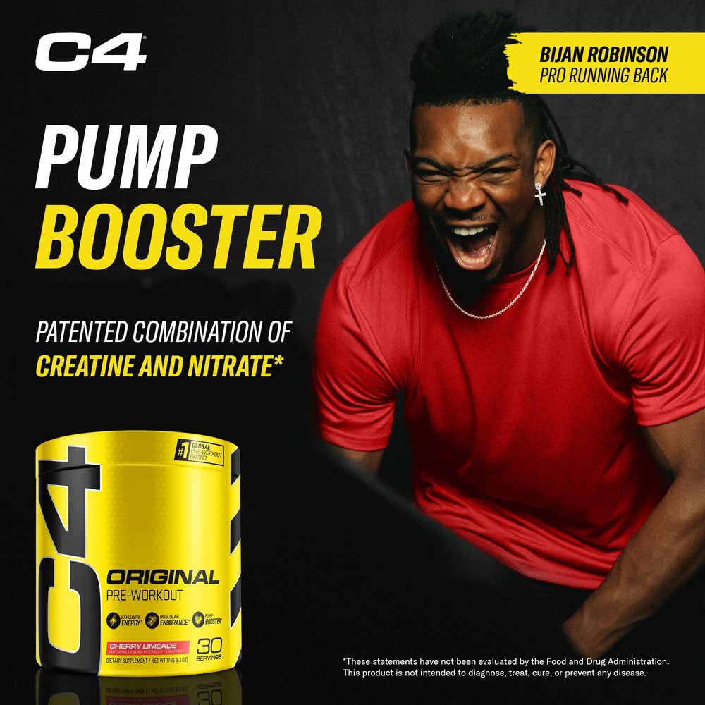 Cellucor C4 Original Pre Workout Powder Frozen Bombsicle Sugar Free Preworkout Energy for Men & Women 150mg Caffeine + Beta Alanine + Creatine - 30 Servings (Packaging May Vary)
