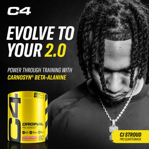 Cellucor C4 Original Pre Workout Powder Frozen Bombsicle Sugar Free Preworkout Energy for Men & Women 150mg Caffeine + Beta Alanine + Creatine - 30 Servings (Packaging May Vary)