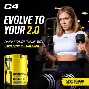 Cellucor C4 Original Pre Workout Powder Frozen Bombsicle Sugar Free Preworkout Energy for Men & Women 150mg Caffeine + Beta Alanine + Creatine - 30 Servings (Packaging May Vary)