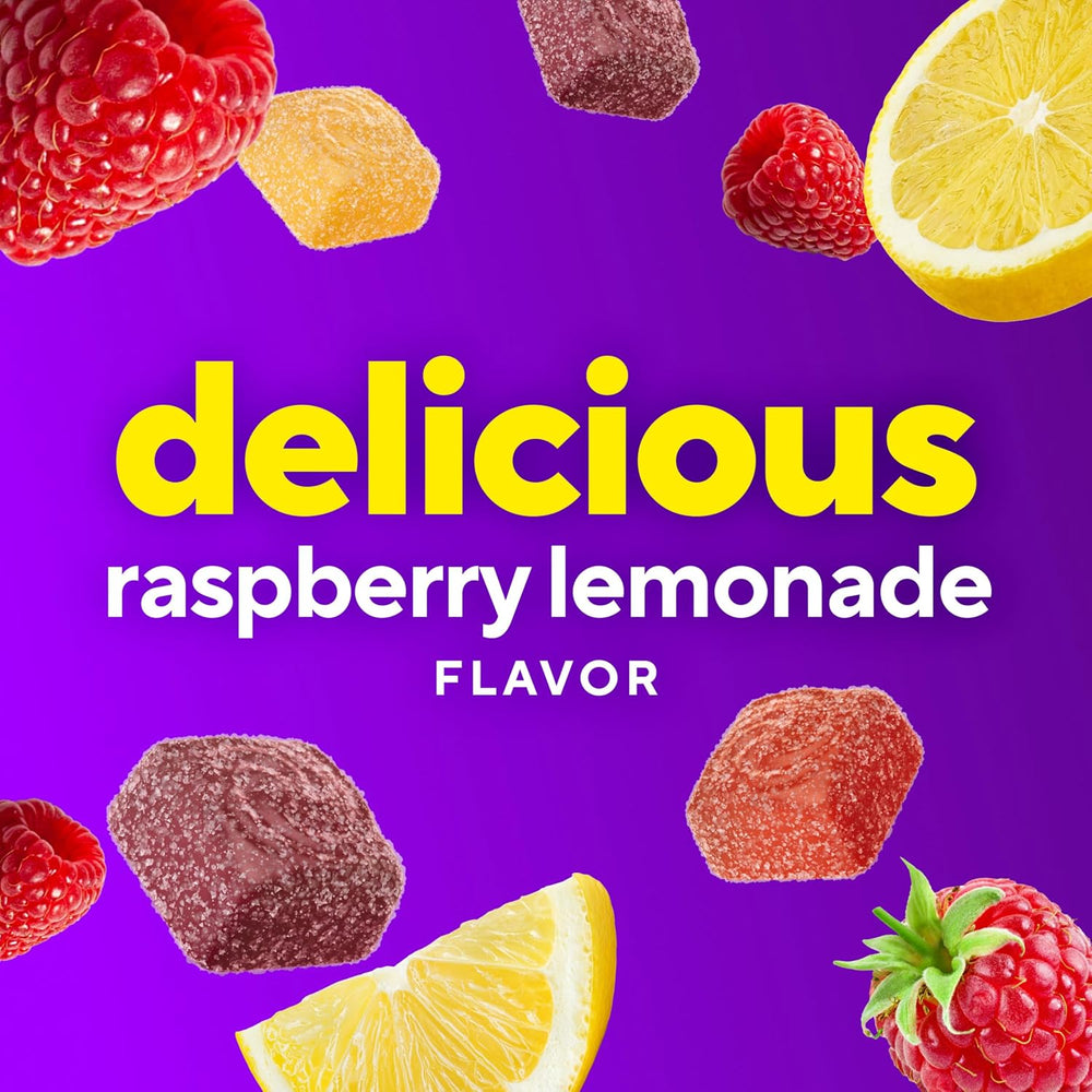 vitafusion PreNatal Gummy Vitamins, Raspberry Lemonade Flavor, Prenatal Vitamin Supplement for Women with Folate and DHA, 45 Day Supply, 90 Count