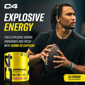 Cellucor C4 Original Pre Workout Powder Frozen Bombsicle Sugar Free Preworkout Energy for Men & Women 150mg Caffeine + Beta Alanine + Creatine - 30 Servings (Packaging May Vary)