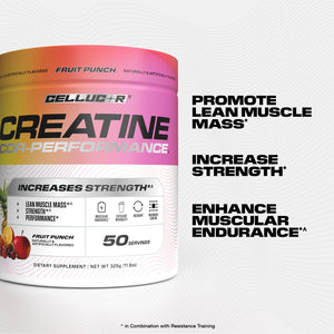 Cellucor Creatine Powder, Jolly Rancher Cherry- Increases Strength, Lean Muscle Mass & Endurance, Micronized Creatine for Fast Absorption, 5g Creatine per Serving, 50 Servings