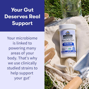 Garden of Life Probiotics for Men, Dr Formulated 50 Billion CFU 15 Probiotics for Digestive Health + Organic Prebiotic Fiber, Colon & Immune Support, Daily Gas Relief, Shelf Stable, 30 Capsules