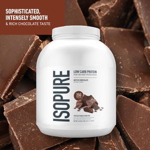Isopure Bundle of Zero Carb 100% Pure Whey Isolate Protein Powder, Strawberries & Cream, 25g Protein Per Serving, 1 Lb, 15 Servings + Isopure 100% Pure Creatine Monohydrate Powder, 100 Servings