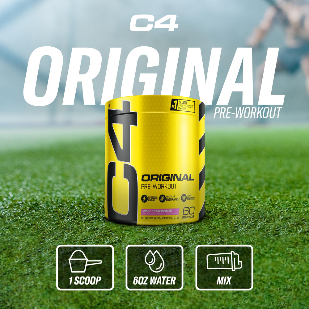 Cellucor C4 Original Pre Workout Powder Frozen Bombsicle Sugar Free Preworkout Energy for Men & Women 150mg Caffeine + Beta Alanine + Creatine - 30 Servings (Packaging May Vary)