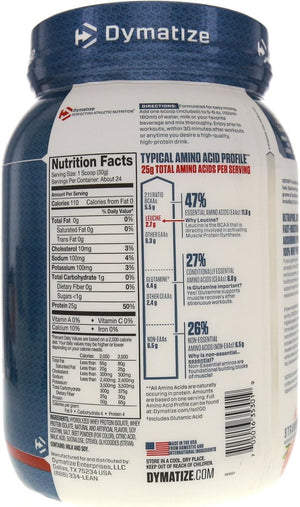 Dymatize ISO 100 Whey Protein Powder with Hydrolyzed Whey Isolate, Strawberry, 25.6 Ounce