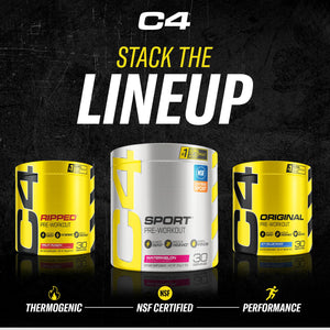 Cellucor C4 Original Pre Workout Powder Frozen Bombsicle Sugar Free Preworkout Energy for Men & Women 150mg Caffeine + Beta Alanine + Creatine - 30 Servings (Packaging May Vary)