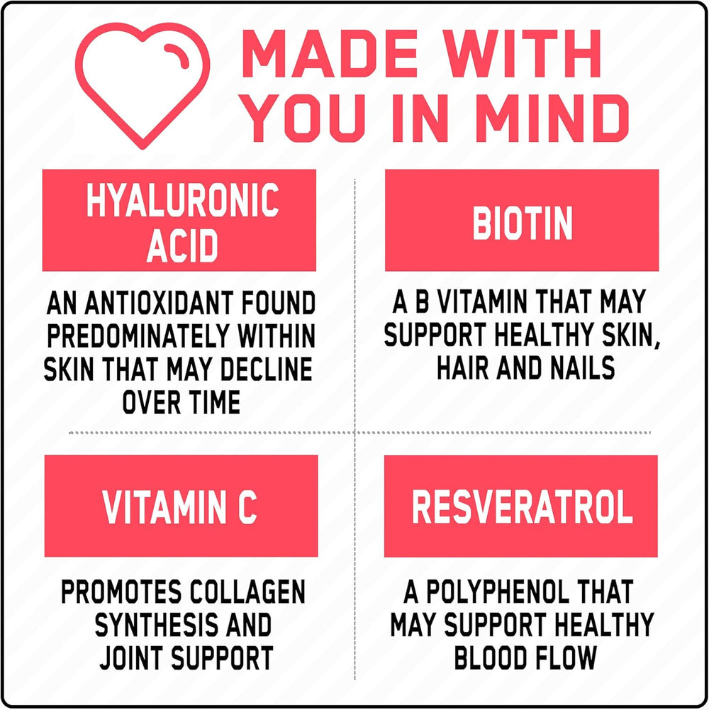 Collagen Peptides Powder By Optimum Nutrition, Vitamin C & D for Immune Support, 20g Hydrolyzed Collagen with Hyaluronic Acid, Watermelon Citrus, 28 Servings, Supports Healthy Skin, Hair & Joints