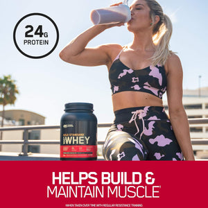 Optimum Nutrition Gold Standard 100% Whey Protein Powder, Gingerbread, 2 Pound (Packaging May Vary)