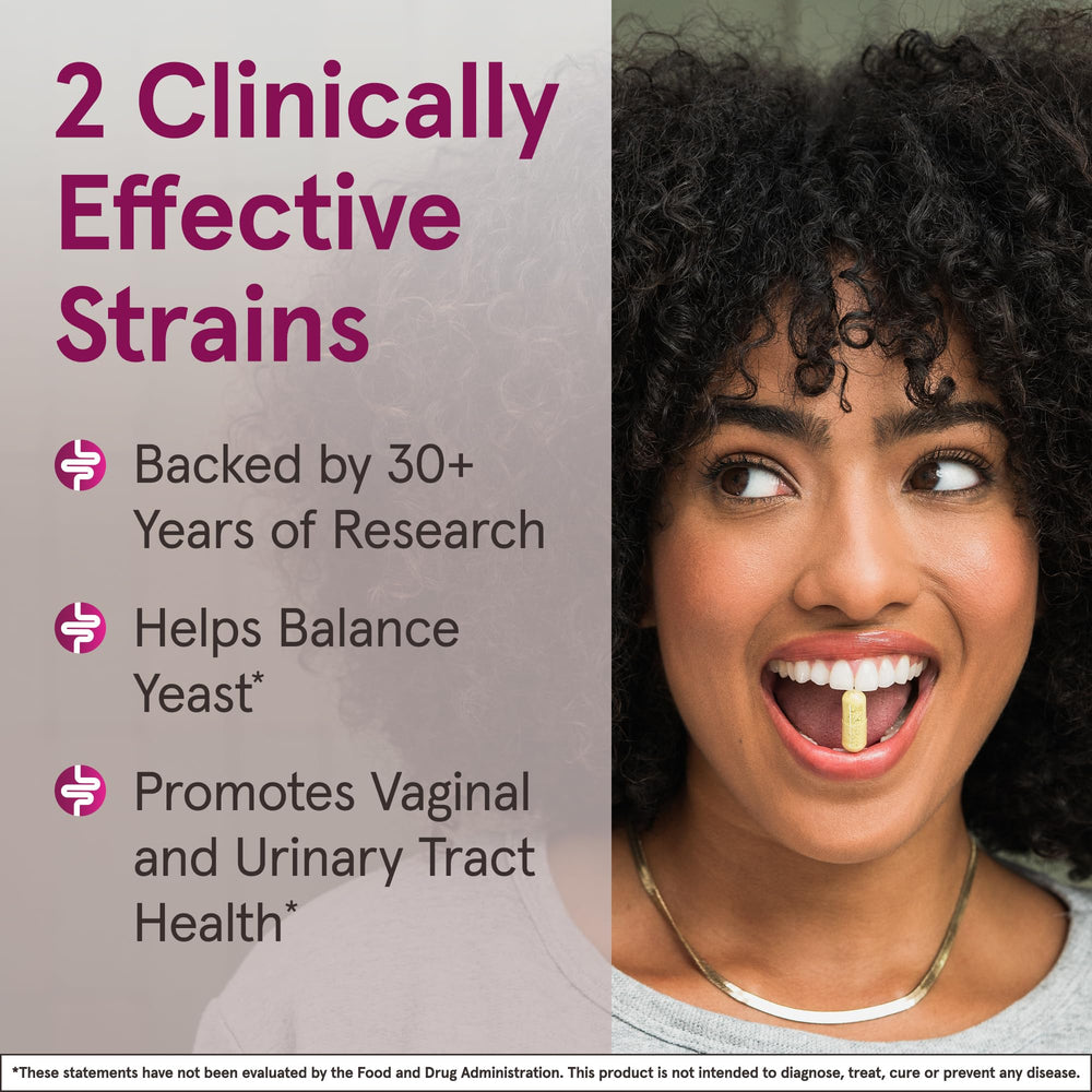 Jarrow Formulas Fem-Dophilus Probiotics 1 Billion CFU with 2 Science-Backed Strains, Dietary Suppl for Vaginal and Urinary Tract Supp,60 Veggie Caps,Up to a 60 Day Supply, Shelf-Stable,12 Packs