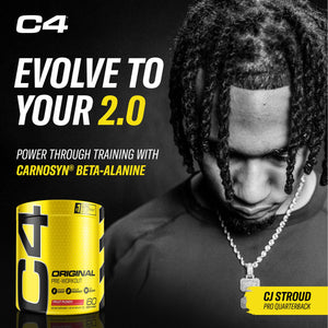 Cellucor C4 Original Pre Workout Powder Frozen Bombsicle Sugar Free Preworkout Energy for Men & Women 150mg Caffeine + Beta Alanine + Creatine - 30 Servings (Packaging May Vary)