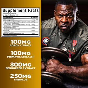 MuscleTech Testosterone Booster for Men, AlphaTest - T-Boost Mens Supplement with Tribulus Terrestris & Boron - Daily Male Gym Workout Supplements for Muscle Growth, Stamina & Energy - 240 Pills