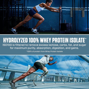 Dymatize ISO 100 Whey Protein Powder Isolate, Gourmet Vanilla (45 Servings)