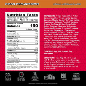 BSN SYNTHA-6 Whey Protein Powder with Micellar Casein, Milk Protein Isolate Powder, Chocolate Peanut Butter, 48 Servings (Packaging May Vary)